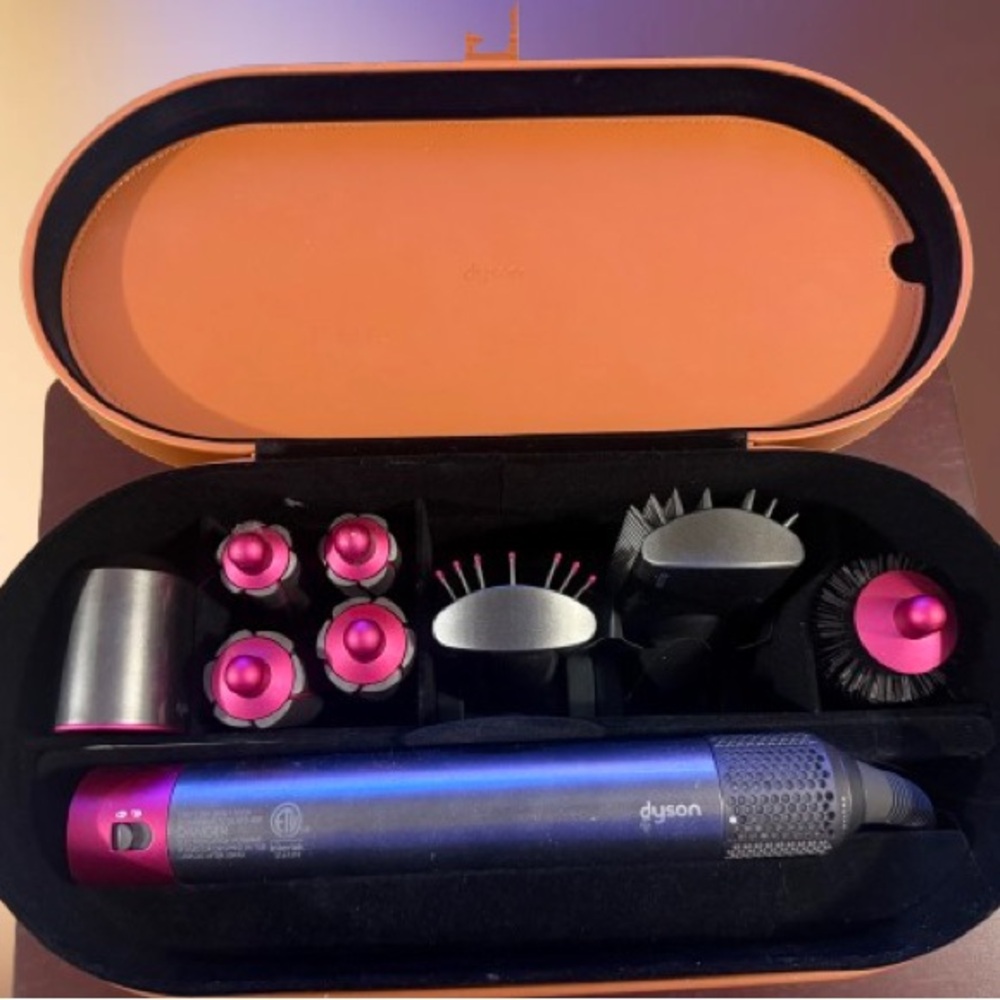 Dyson Hair Styling Set with Pink and Black